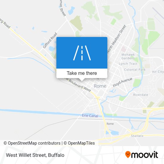 Mapa de West Willet Street