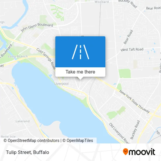 Tulip Street map