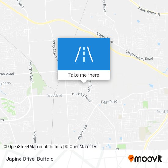 Mapa de Japine Drive