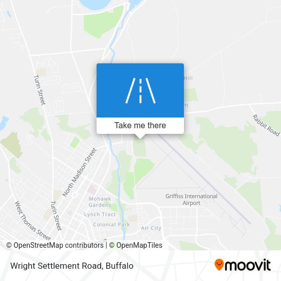 Wright Settlement Road map
