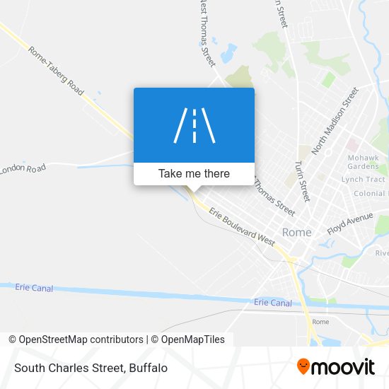 South Charles Street map