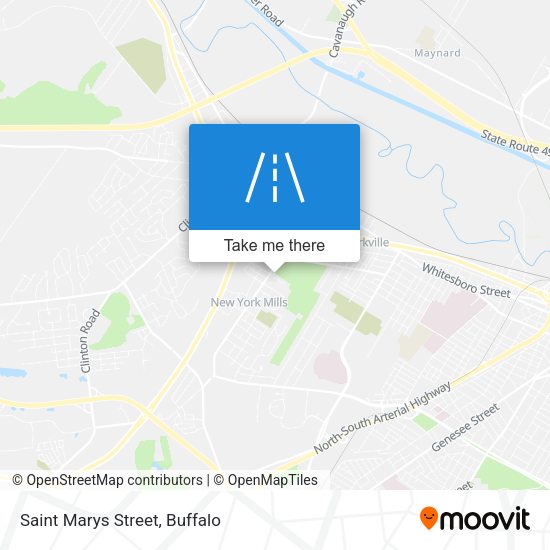 Mapa de Saint Marys Street