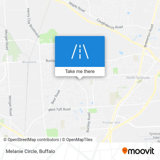 Mapa de Melanie Circle