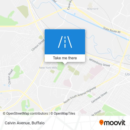 Mapa de Calvin Avenue