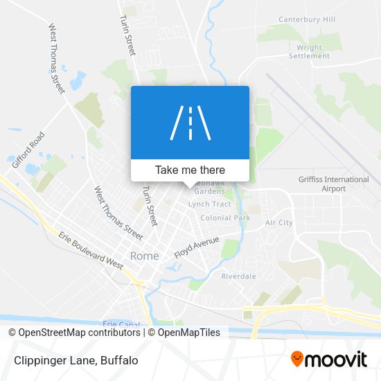 Mapa de Clippinger Lane