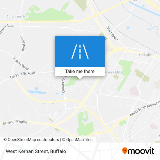 West Kernan Street map