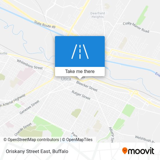 Mapa de Oriskany Street East