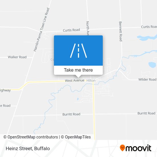Mapa de Heinz Street