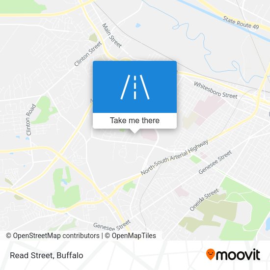 Mapa de Read Street