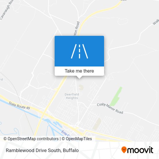 Ramblewood Drive South map