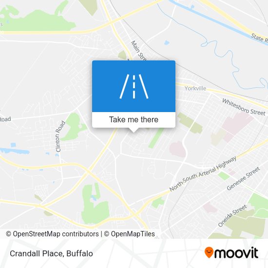 Mapa de Crandall Place