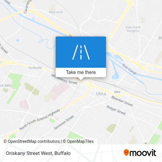 Mapa de Oriskany Street West