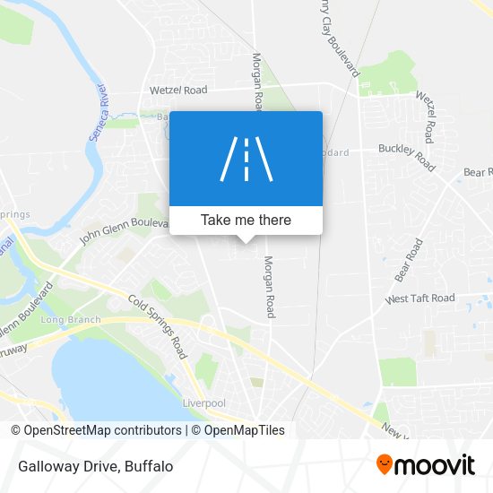 Galloway Drive map
