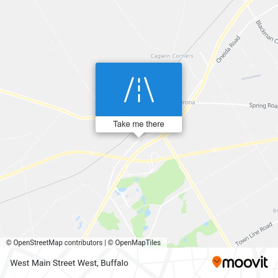 Mapa de West Main Street West