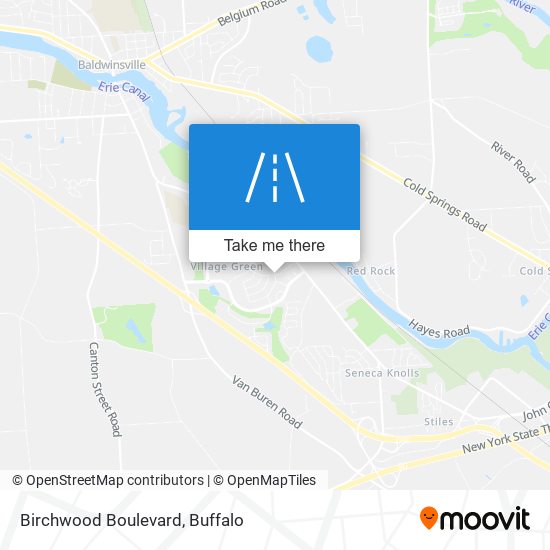 Birchwood Boulevard map