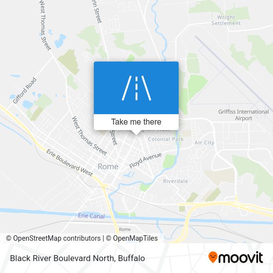 Black River Boulevard North map