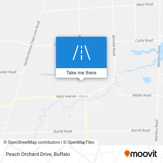 Peach Orchard Drive map
