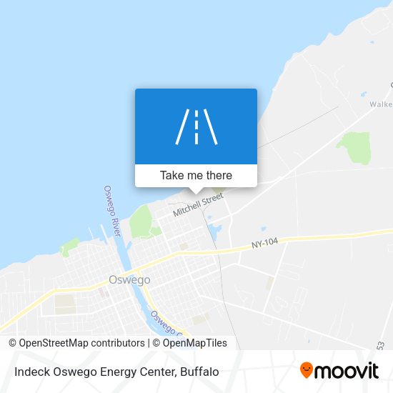 Indeck Oswego Energy Center map