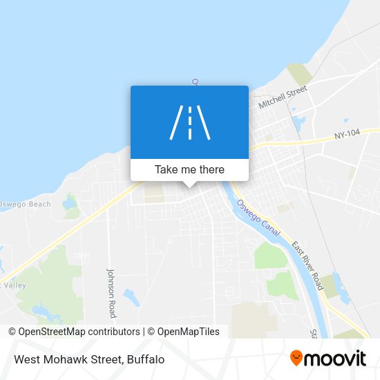 West Mohawk Street map