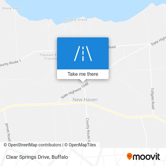 Mapa de Clear Springs Drive