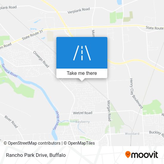 Rancho Park Drive map