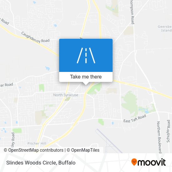 Slindes Woods Circle map