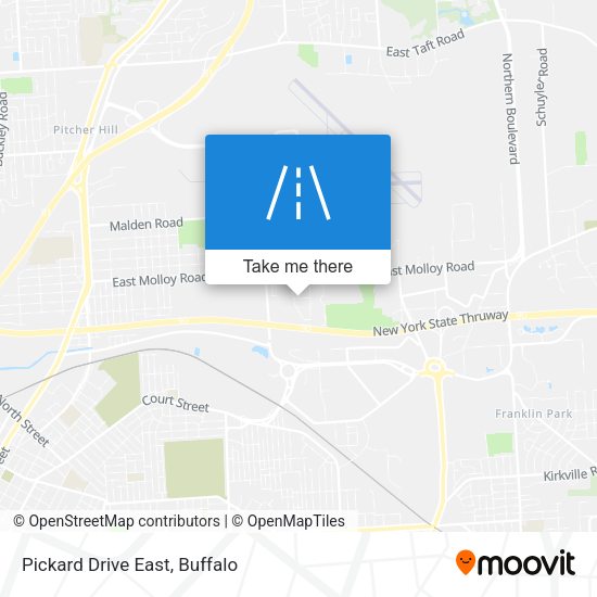 Pickard Drive East map