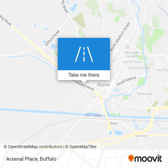 Mapa de Arsenal Place