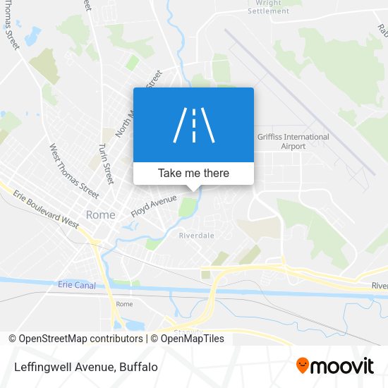 Leffingwell Avenue map