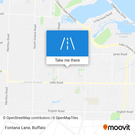 Mapa de Fontana Lane
