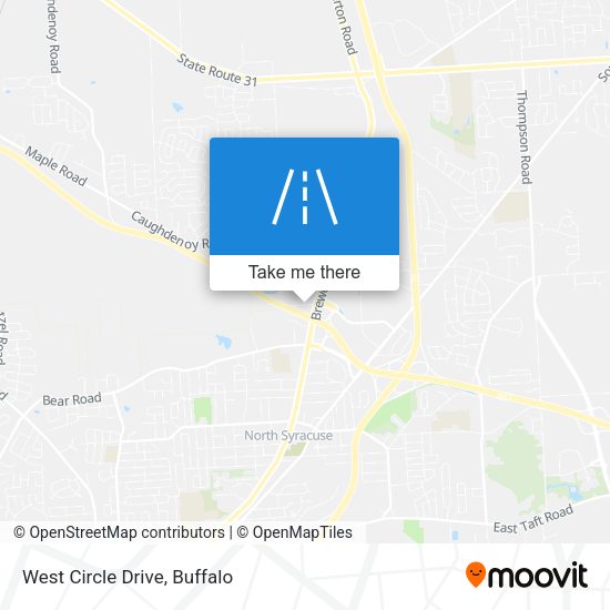 West Circle Drive map