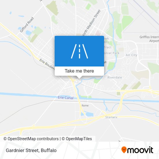 Mapa de Gardnier Street
