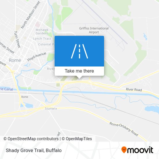 Shady Grove Trail map