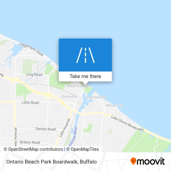 Ontario Beach Park Boardwalk map