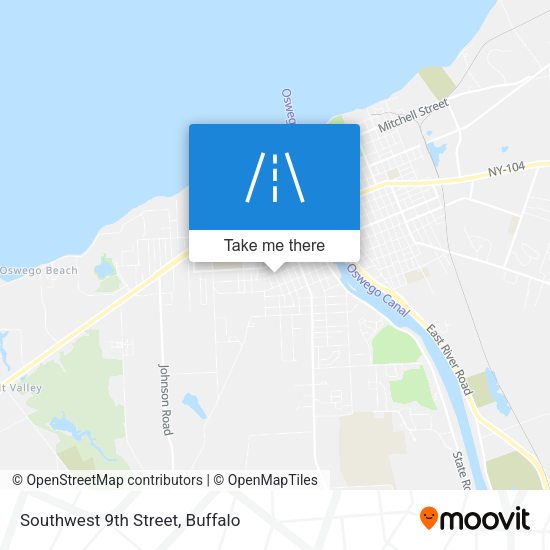 Mapa de Southwest 9th Street
