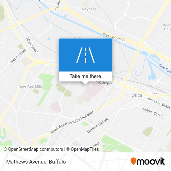 Mapa de Mathews Avenue