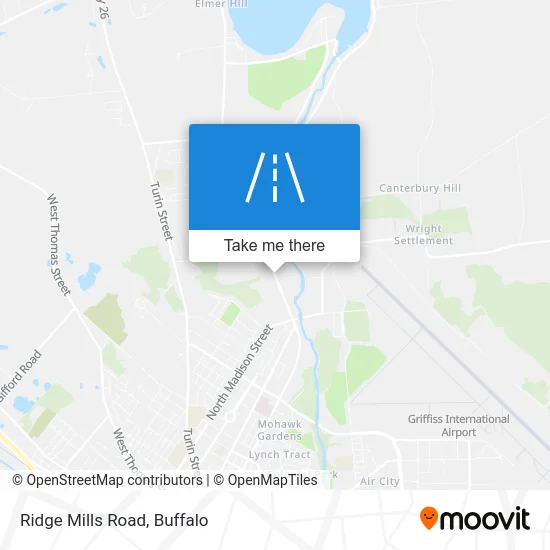 Ridge Mills Road map