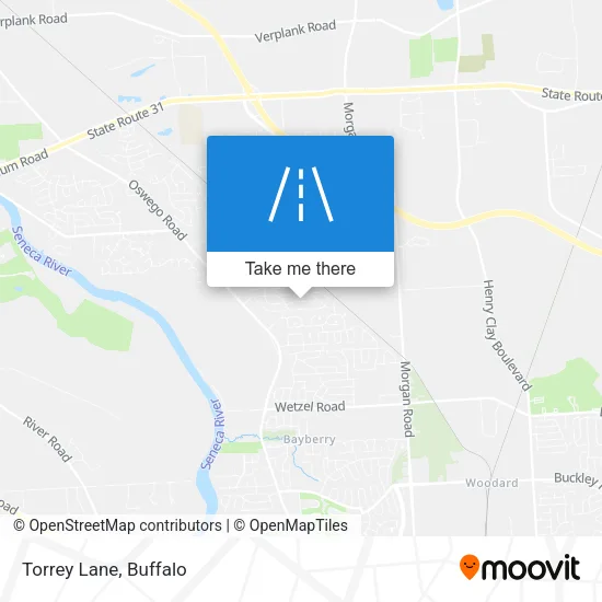 Torrey Lane map