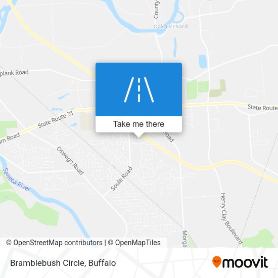 Mapa de Bramblebush Circle