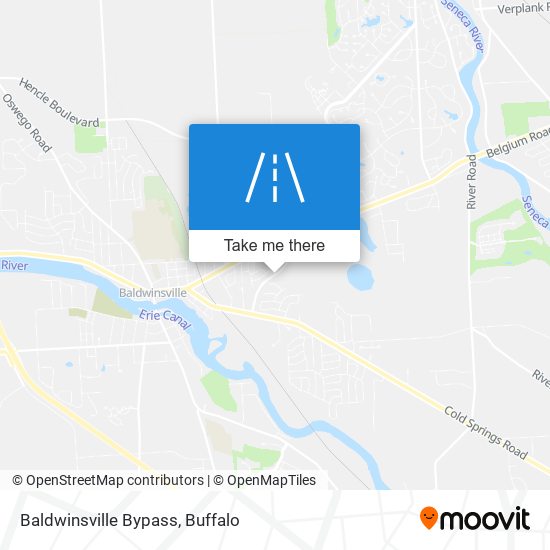 Baldwinsville Bypass map
