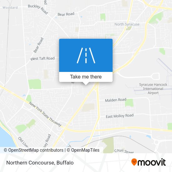 Northern Concourse map