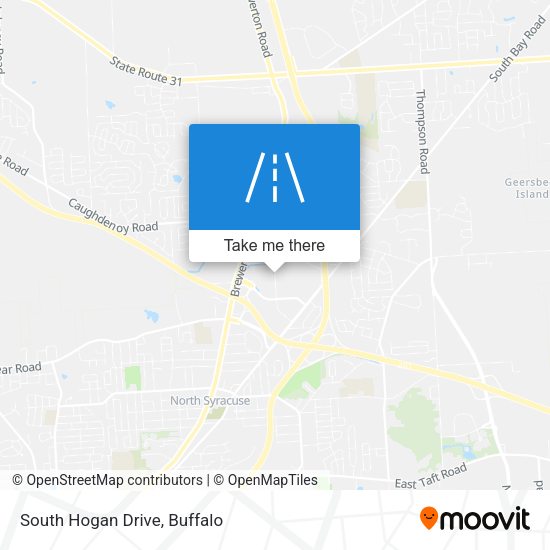 Mapa de South Hogan Drive