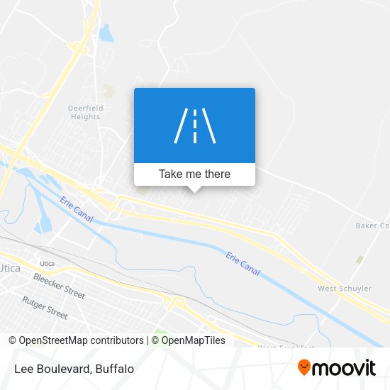 Mapa de Lee Boulevard