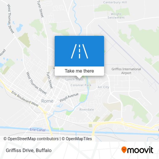 Mapa de Griffiss Drive