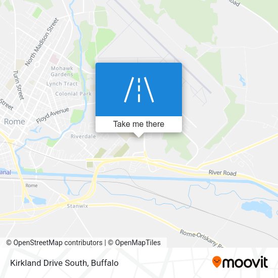 Mapa de Kirkland Drive South