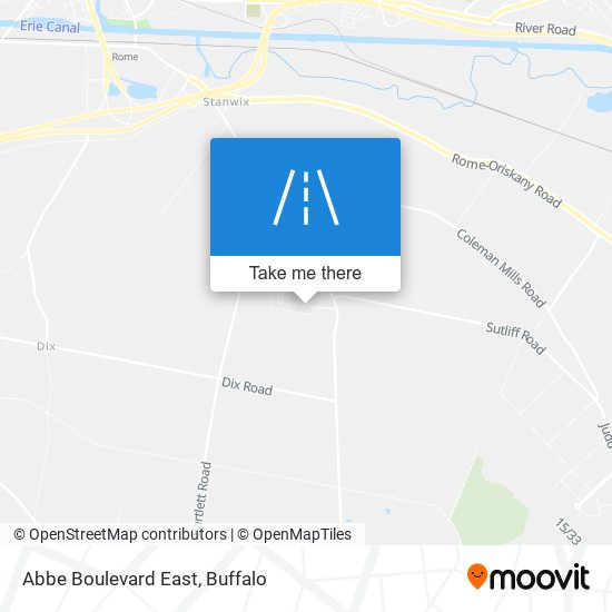 Abbe Boulevard East map