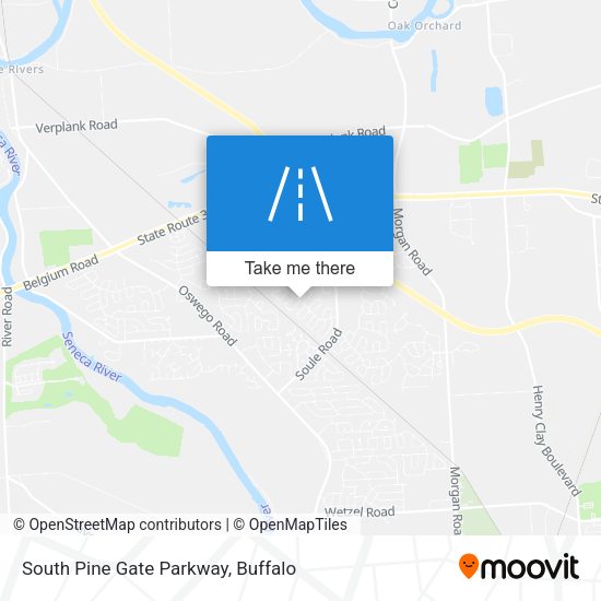 Mapa de South Pine Gate Parkway