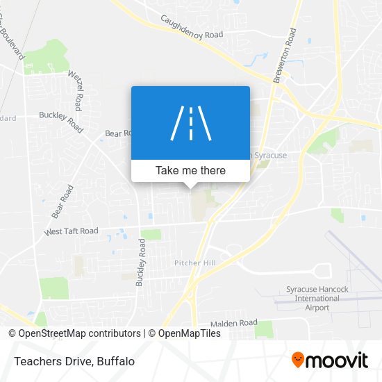 Teachers Drive map