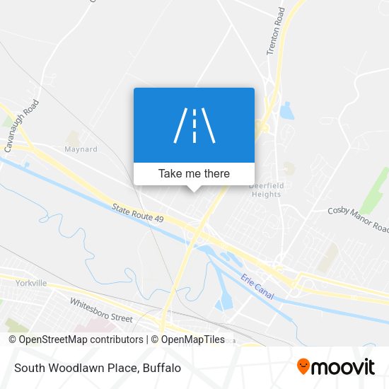 South Woodlawn Place map