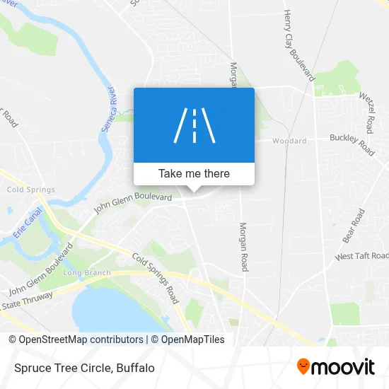 Spruce Tree Circle map